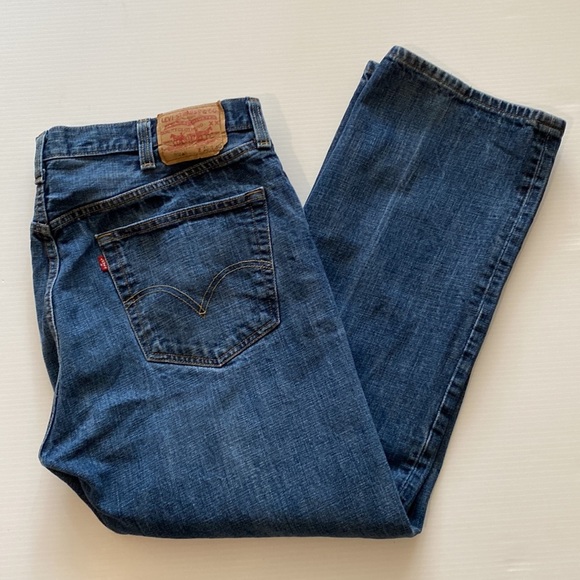 Mens Levis 5 Button Fly Jeans 40x30 